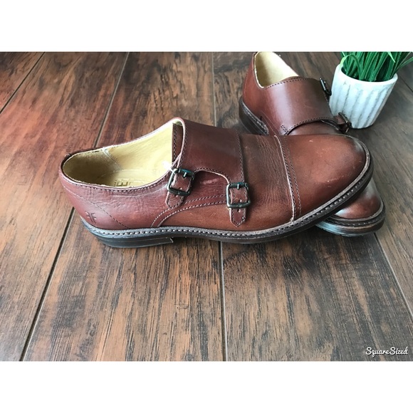 frye monk strap